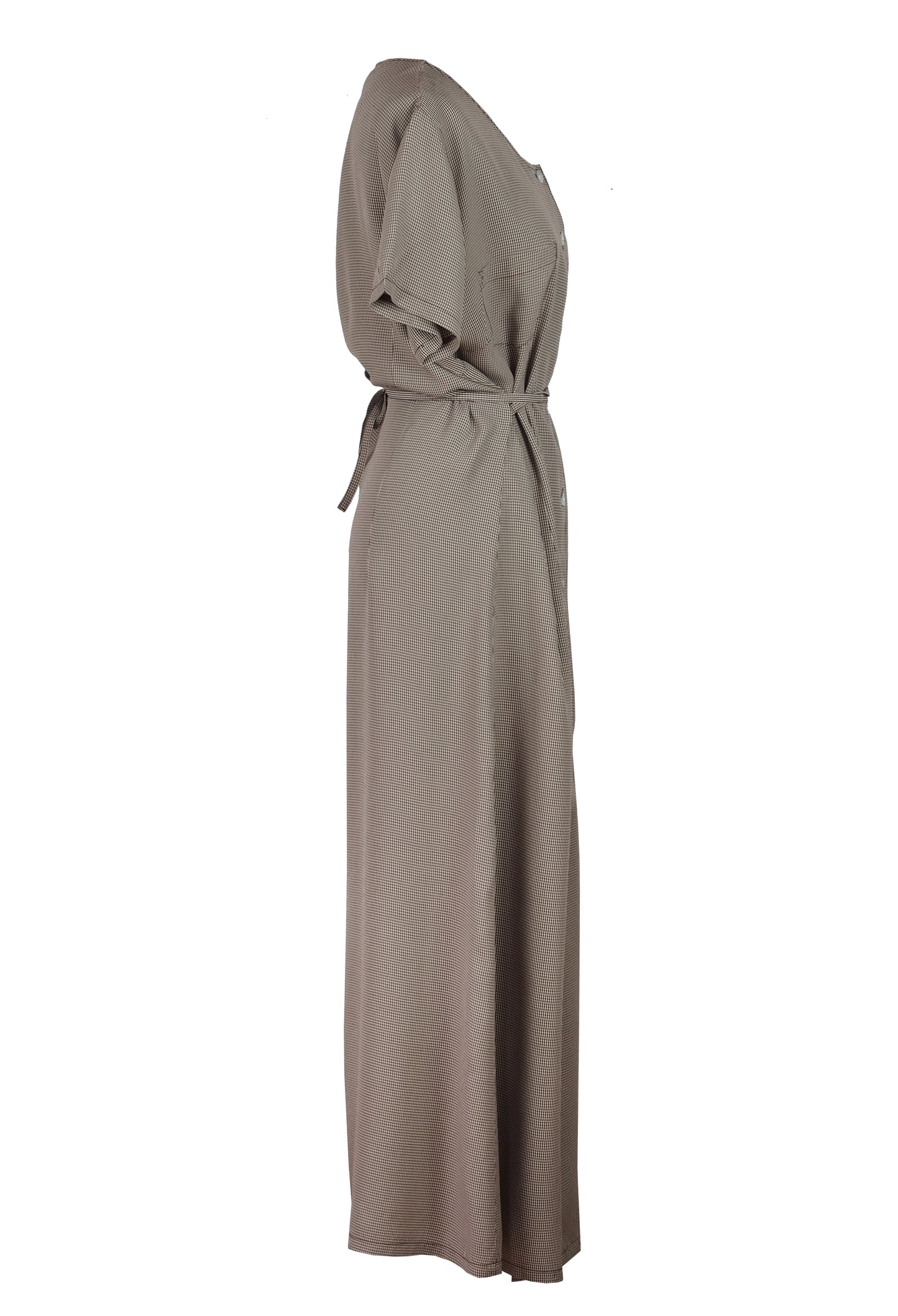 BELTED MAXI DRESS