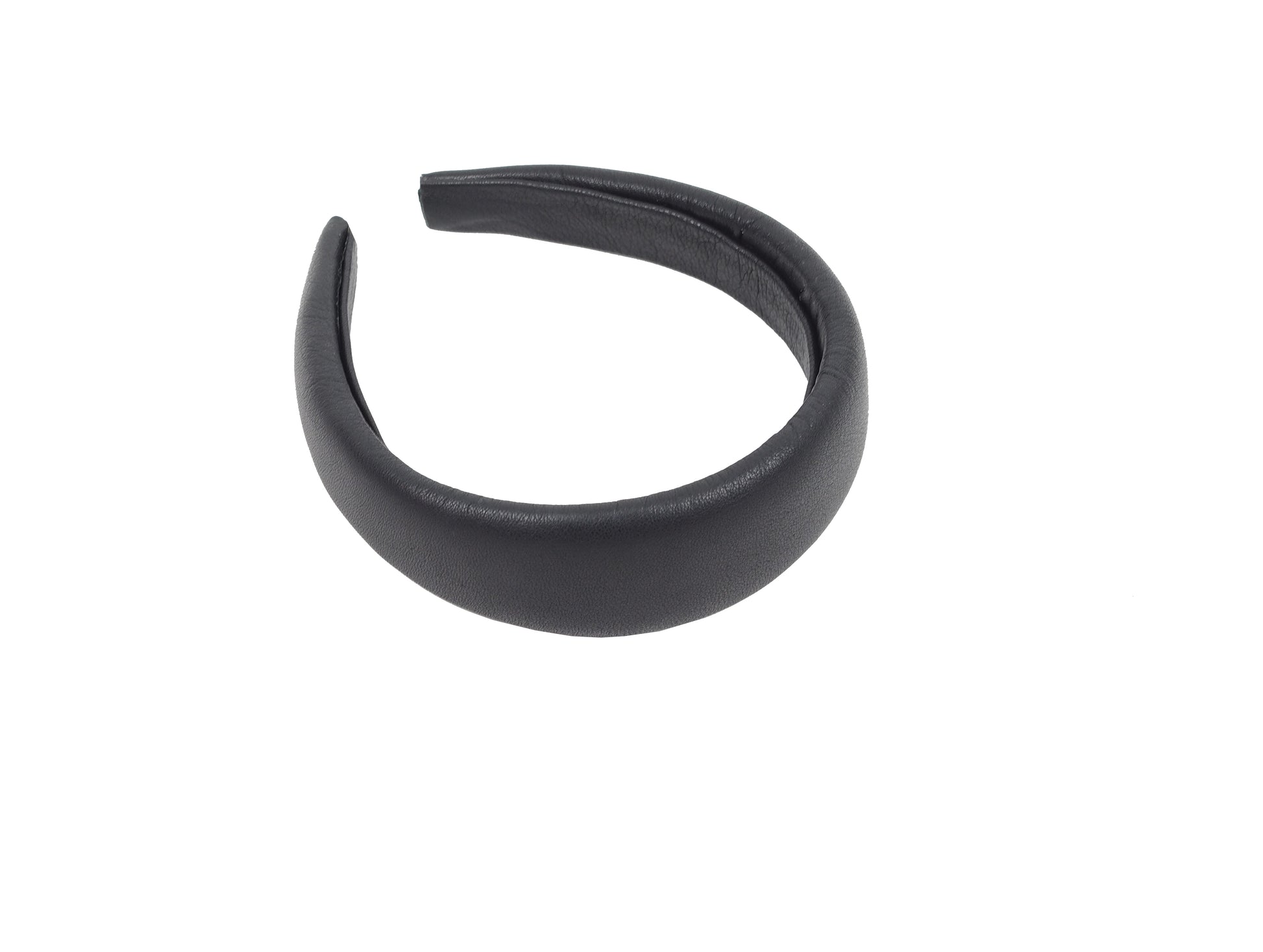 BOUCLE AND LEATHER HEADBAND - CHRISTINA FISCHER