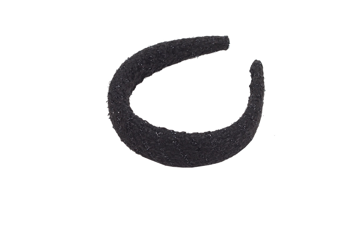 BOUCLE AND LEATHER HEADBAND - CHRISTINA FISCHER