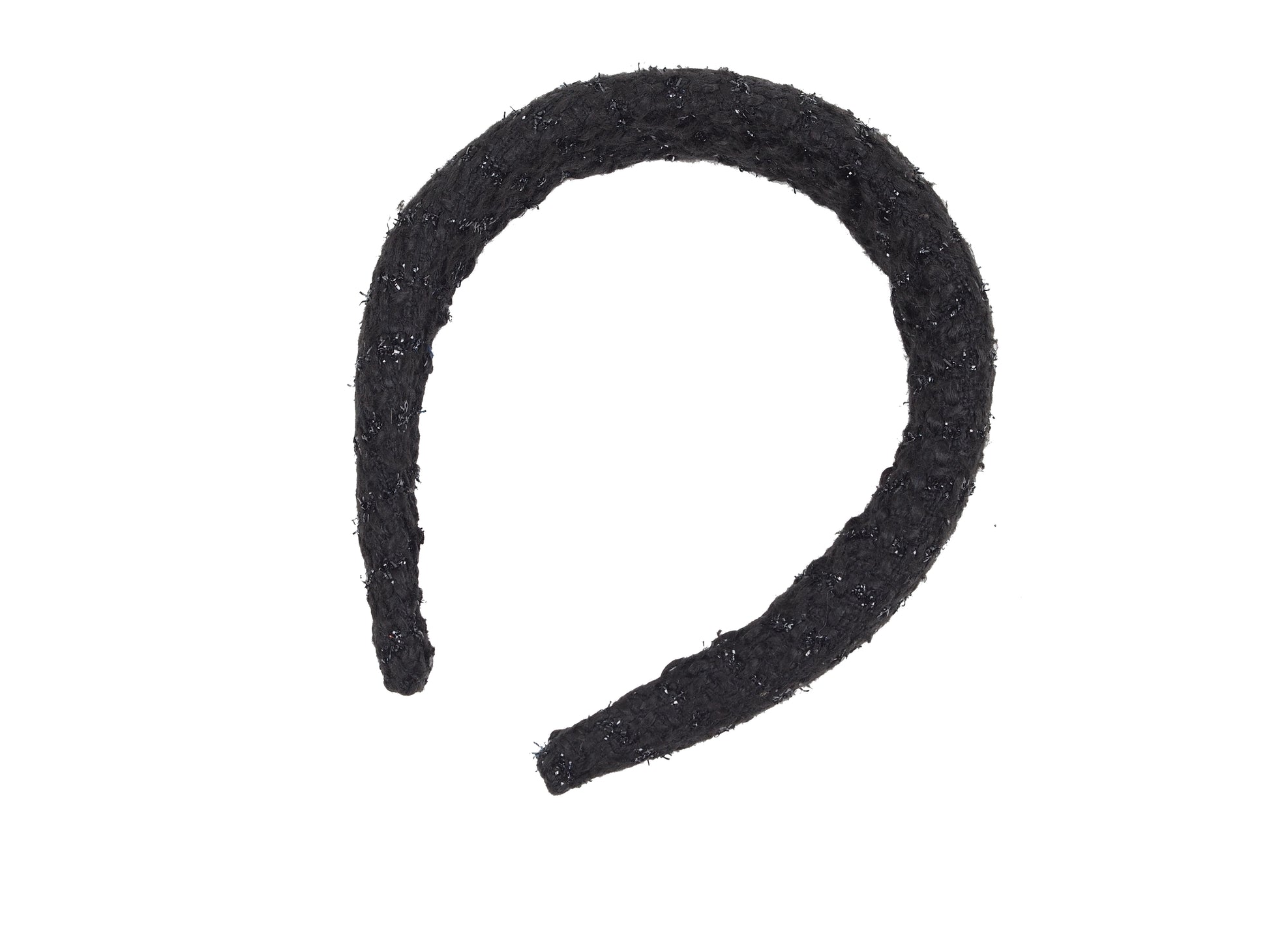 BOUCLE AND LEATHER HEADBAND - CHRISTINA FISCHER