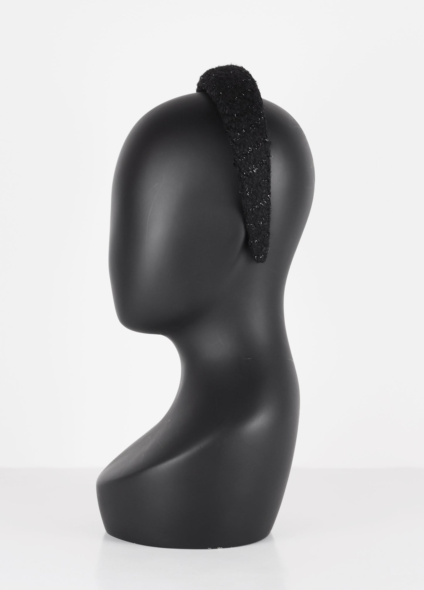 BOUCLE AND LEATHER HEADBAND - CHRISTINA FISCHER