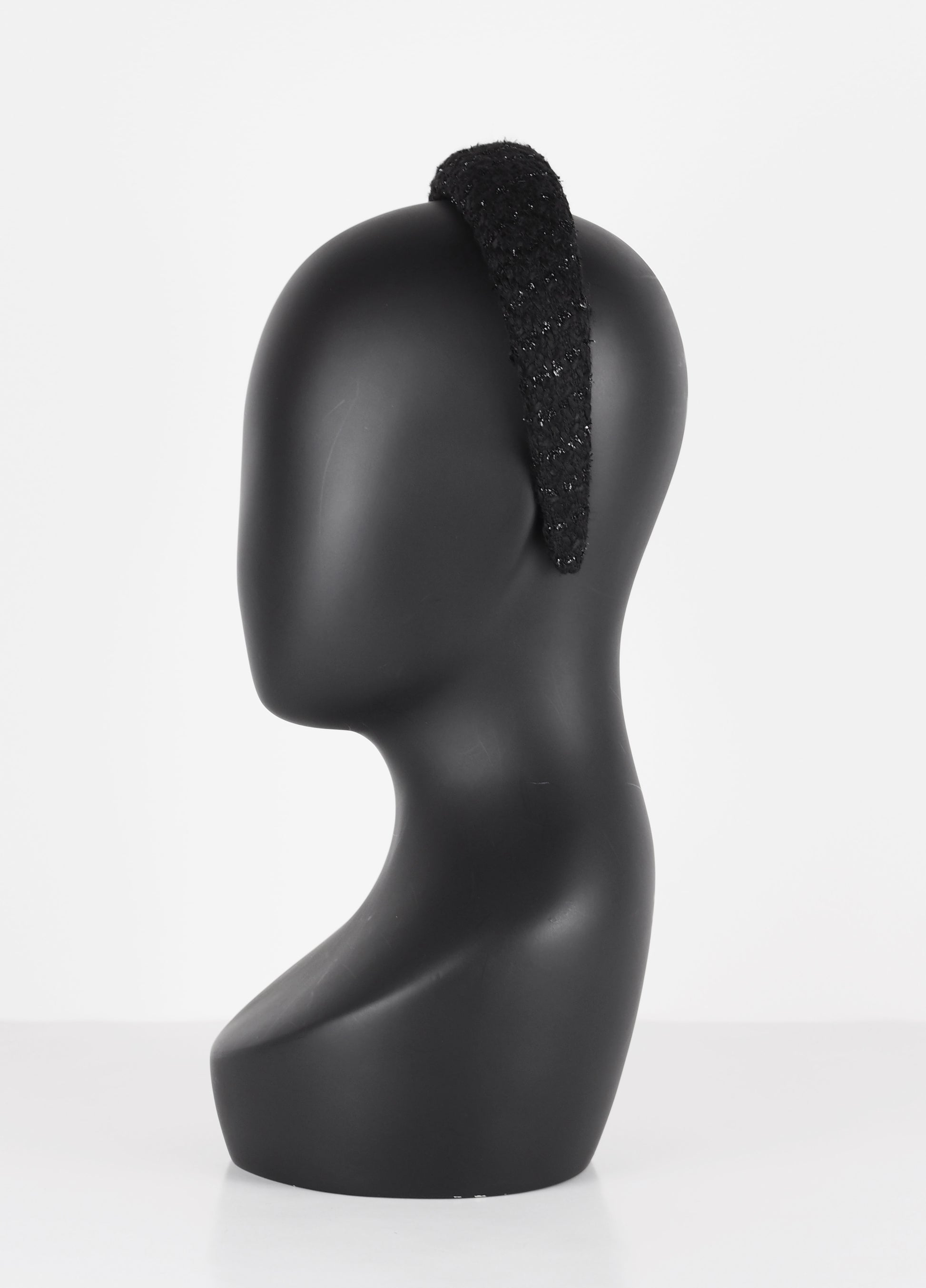 BOUCLE AND LEATHER HEADBAND - CHRISTINA FISCHER