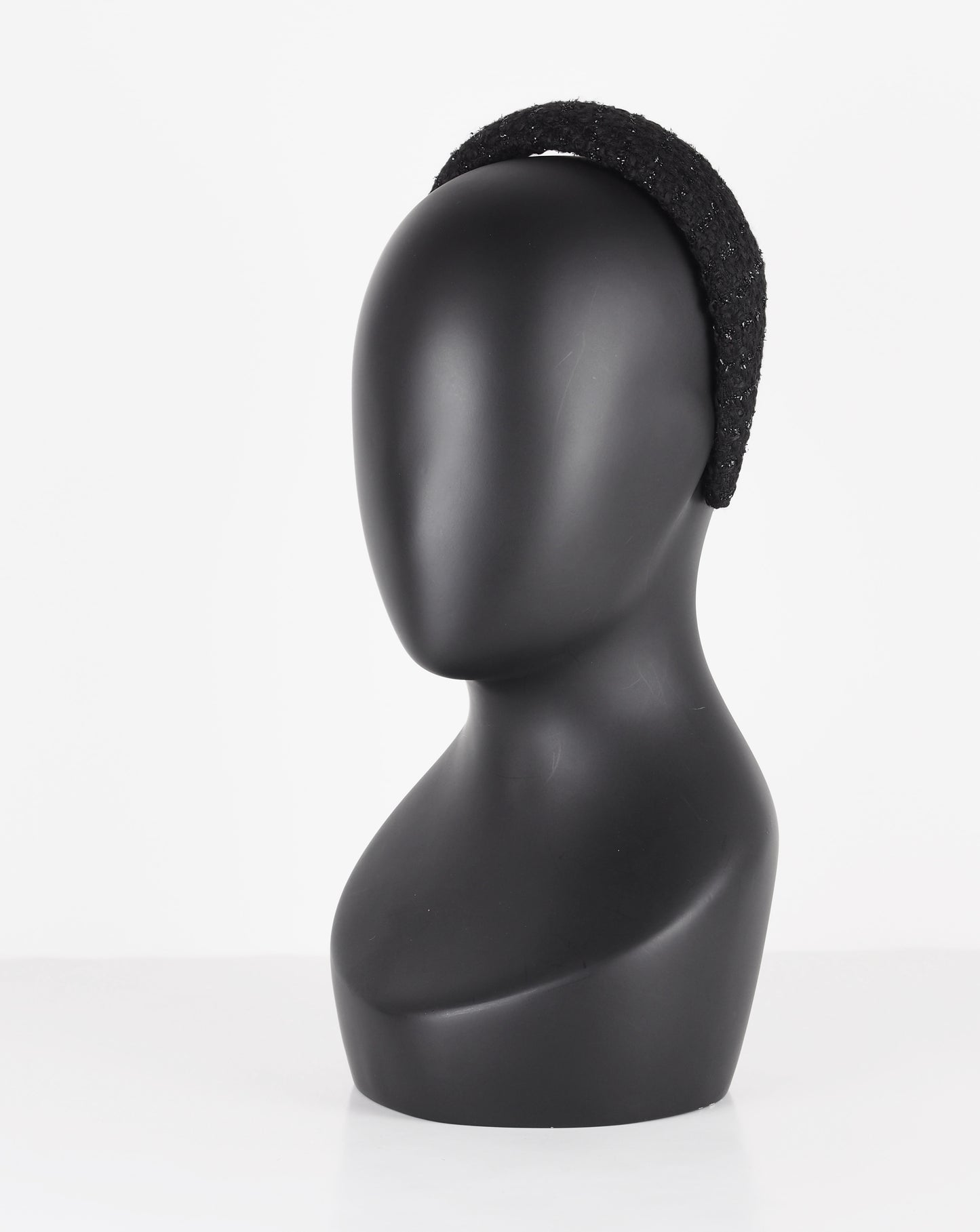 BOUCLE AND LEATHER HEADBAND - CHRISTINA FISCHER
