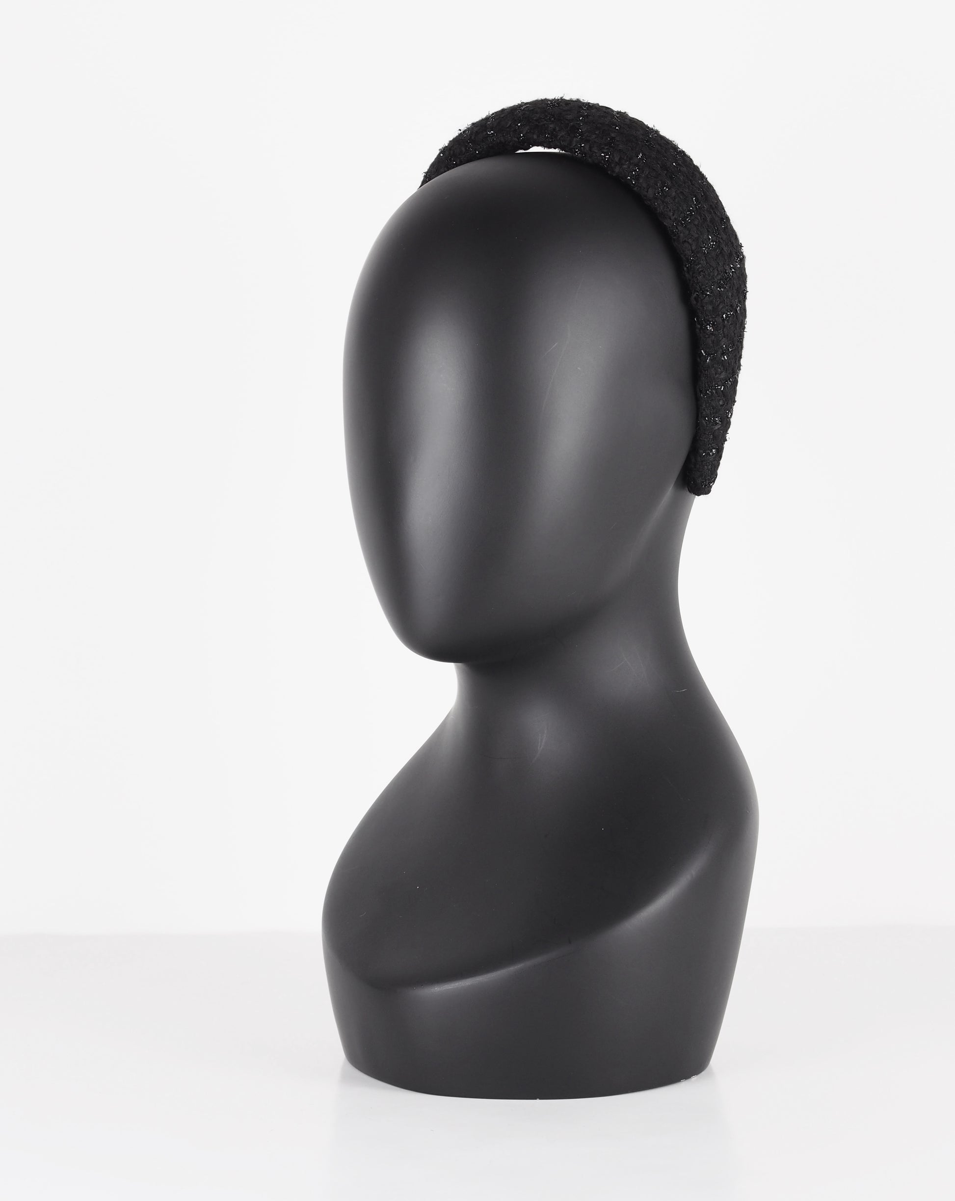 BOUCLE AND LEATHER HEADBAND - CHRISTINA FISCHER