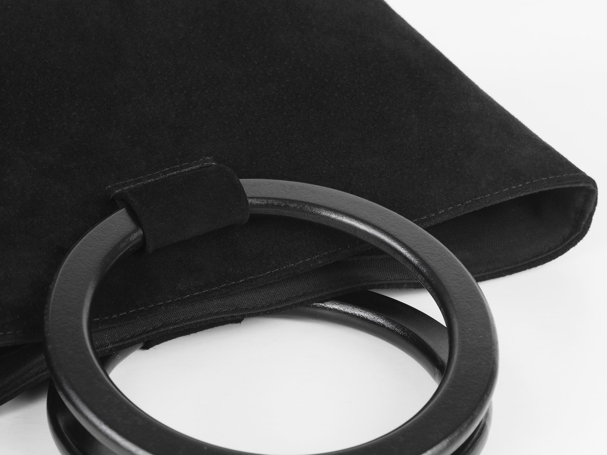 HANDBAG WITH ROUND HANDLES - CHRISTINA FISCHER