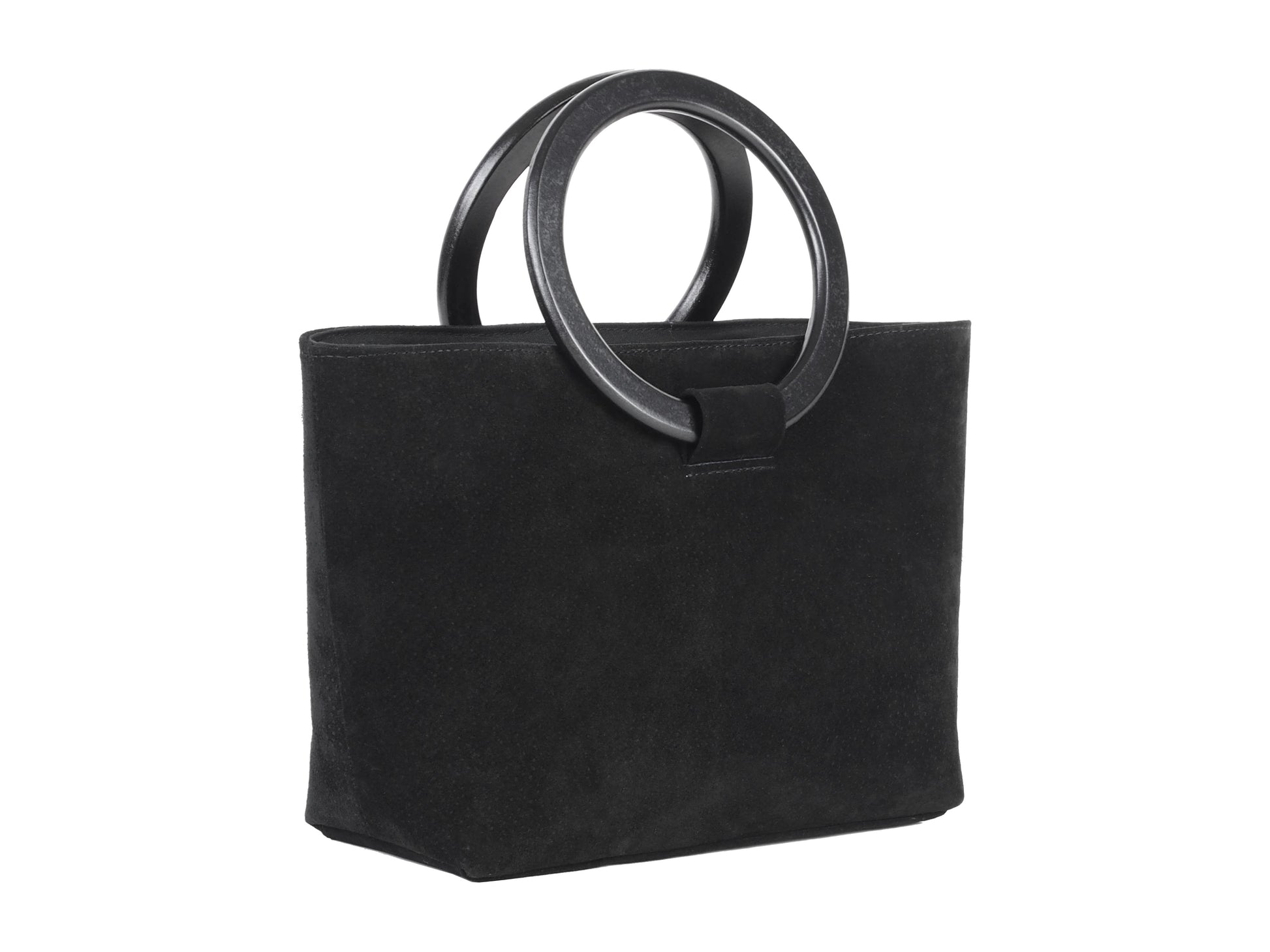 HANDBAG WITH ROUND HANDLES - CHRISTINA FISCHER