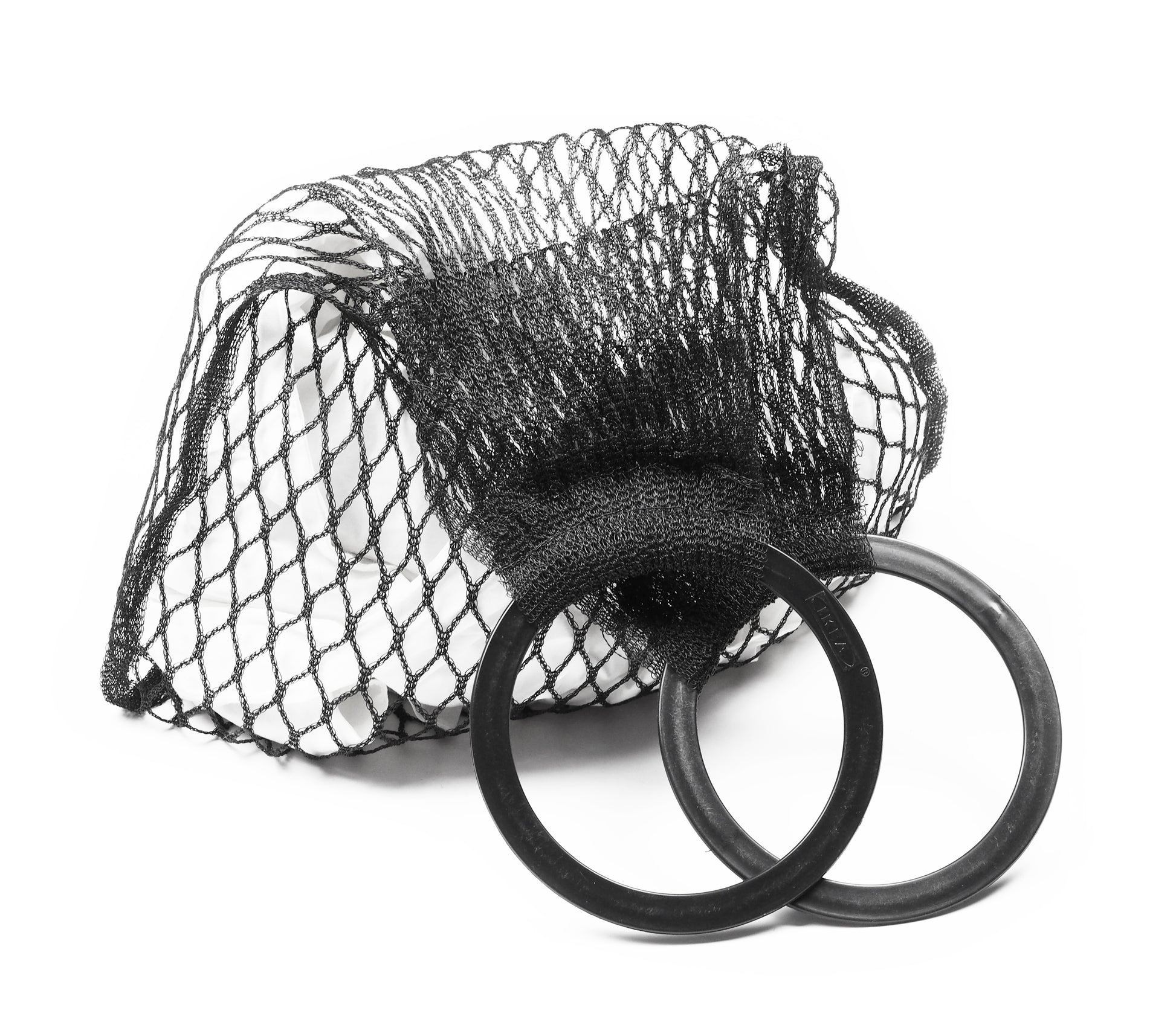 WOVEN NET BAG WITH ROUND HANDLES - CHRISTINA FISCHER